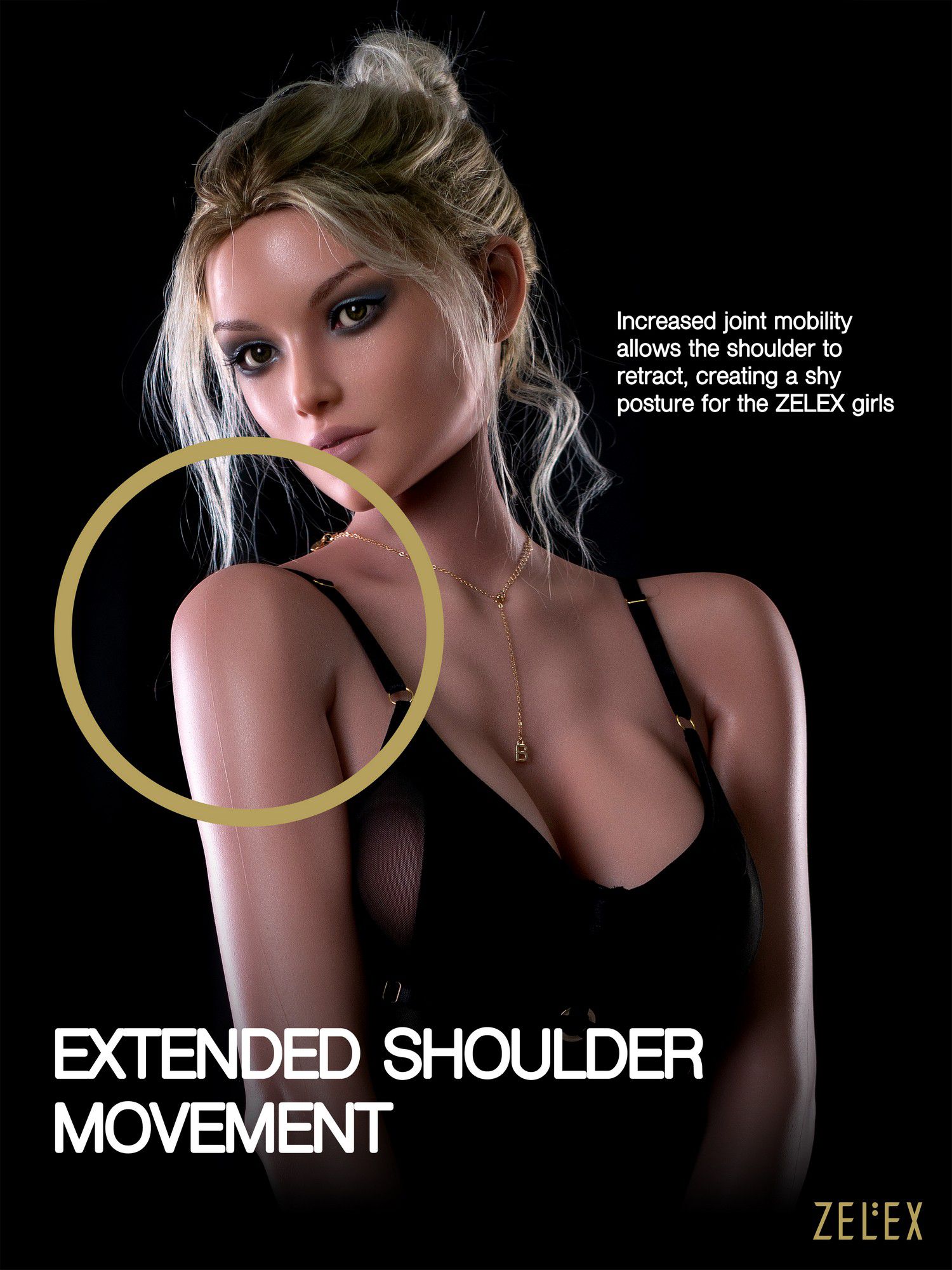 Features of the new EXP skeleton : new Shoulder Joint